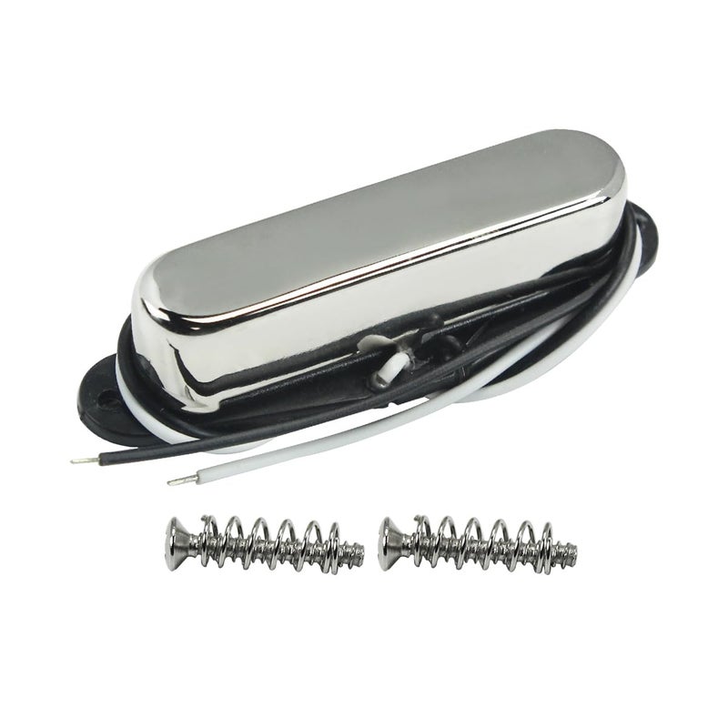 FLEOR Alnico 5 Guitar Pickups Single Coil TL Neck Pickup Chrome for TL Style Guitar Pickups Part - Image 1